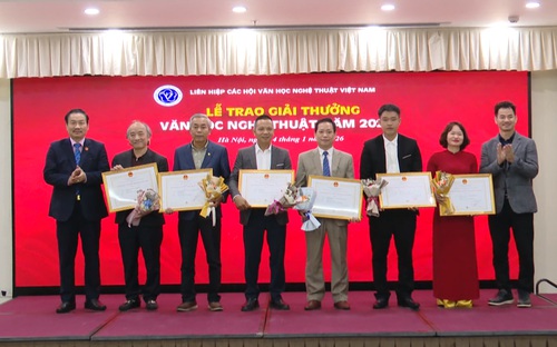 85 tác phẩm xuất sắc được trao Giải thưởng của Liên hiệp các hội VHNT 2025