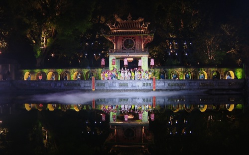 Tái hiện không gian khoa cử về đêm tại Văn Miếu - Quốc Tử Giám