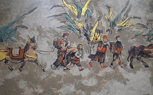 ‘Mùa xuân biên cương’ trong tranh họa sĩ Đỗ Đức