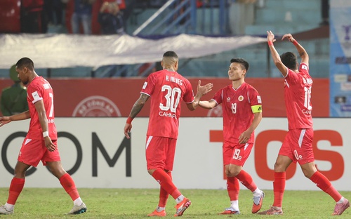 Thắng đậm đại diện Singapore, CAHN rộng cửa vào tứ kết tại Cúp C2 Châu Á