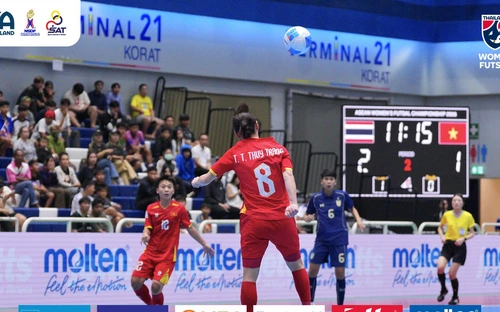Đội tuyển futsal nữ Việt Nam tranh HCĐ với Indonesia tại Giải Đông Nam Á 2026