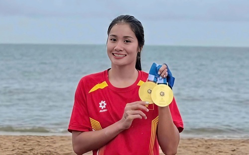 Đề cử Giải Thể thao Cống hiến 2026: Võ Thị Mỹ Tiên - 'Tiểu tiên cá' trên đường đua xanh