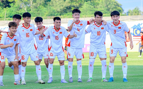 VIDEO U17 Việt Nam 10-0 U17 Timor Leste: Quyết tranh ngôi đầu bảng với Indonesia