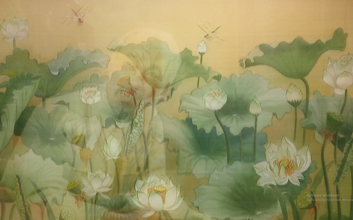 Ngắm tranh nhớ Bác tại triển lãm ‘Sen tháng Năm’