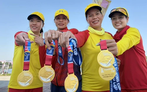 Rowing Việt Nam giành 4 HCV tại Cúp châu Á 2026, hướng tới ASIAD