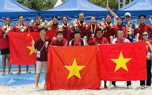 Đội tuyển bóng ném nữ Việt Nam giành HCV Đại hội thể thao bãi biển châu Á 2026