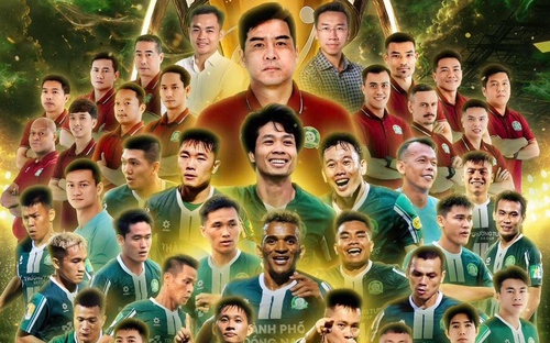 [VIDEO] Công Phượng tỏa sáng, CLB Trường Tươi Đồng Nai thăng hạng V-League