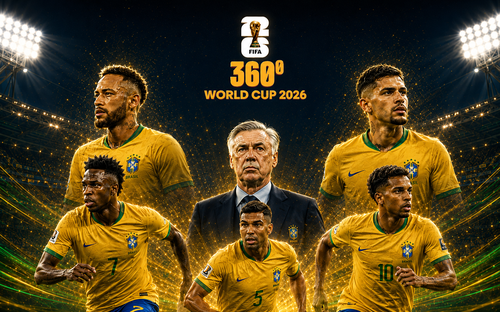 VIDEO Talkshow 360 độ World Cup 2026: Brazil, Ancelotti & Vinicius - Giấc mơ ngôi sao thứ 6 trên ngực áo