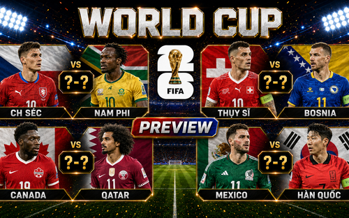 VIDEO Bản tin PREVIEW World Cup 2026 ngày 17/6: Hàn Quốc đấu Mexico, định đoạt ngôi đầu bảng