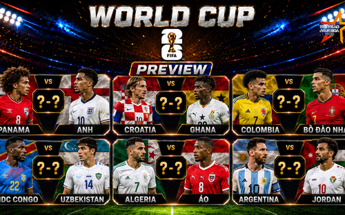 VIDEO Bản tin PREVIEW World Cup 2026 ngày 26/6: Thử thách cho Bồ Đào Nha - Messi nâng cao kỷ lục bàn thắng