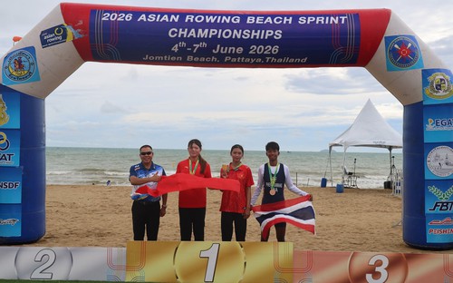 VIDEO Rowing biển Việt Nam giành 2 HCV tại Giải vô địch châu Á 2026