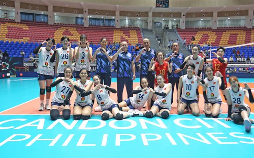 VIDEO Đội tuyển bóng chuyền nữ Việt Nam thắng trận thứ 2 ở AVC Cup 2026