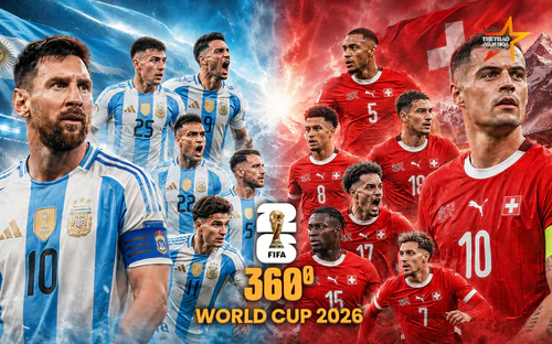 VIDEO Talkshow 360 độ World Cup 2026: Xhaka tự tin đối đầu Messi, HLV Scaloni gấp rút vá hàng thủ