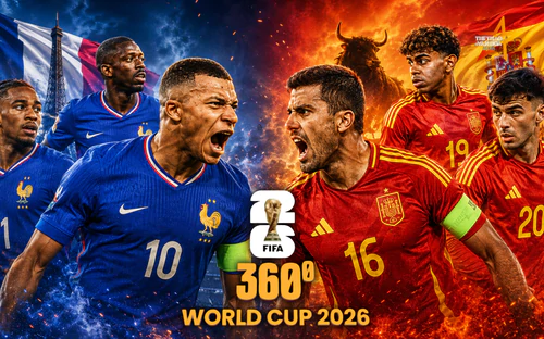 VIDEO Talkshow 360 độ World Cup 2026: Pháp vs Tây Ban Nha - La Roja đối diện thử thách cực đại
