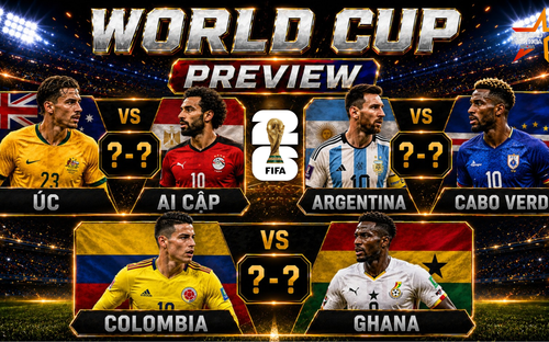  VIDEO Bản tin PREVIEW World Cup 2026 ngày 2/7: Thiên tài cất bước, khuất phục ngựa ô