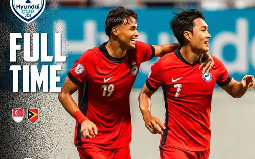 ASEAN Cup 2026: Thắng 2 trận liên tiếp, Singapore tự tin gặp đội tuyển Việt Nam