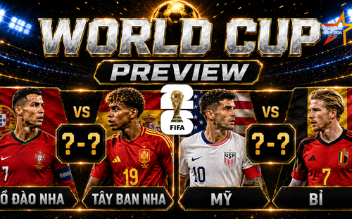 VIDEO Bản tin PREVIEW World Cup 2026 ngày 5/7: Thần đồng Yamal thách thức siêu sao Ronaldo 