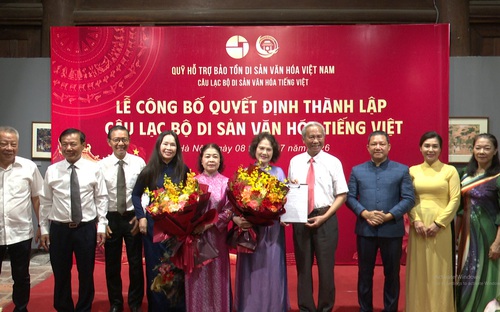 Ra mắt Câu lạc bộ Di sản Văn hóa Tiếng Việt