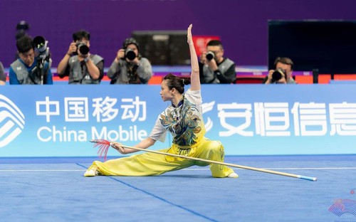 Dương Thuý Vi giành cú đúp huy chương tại Cúp Taolu thế giới 2026
