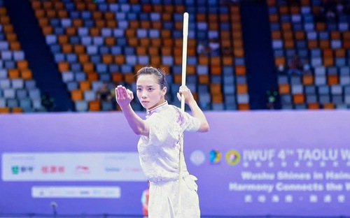 Dương Thuý Vi giành cú đúp huy chương tại Cúp Taolu thế giới 2026