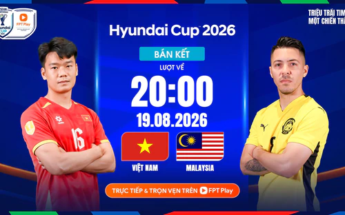 Bán kết ASEAN Cup 2026 Malaysia - Việt Nam đá lúc nào, xem trực tiếp ở đâu?