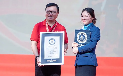 ‘Cùng Việt Nam tiến bước’ 2026 xác lập Kỷ lục Guinness thế giới