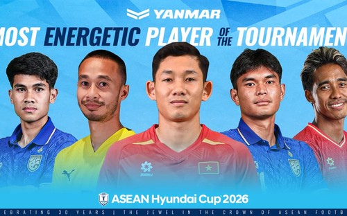 Nguyễn Hai Long được đề cử “Cầu thủ năng lượng nhất” ASEAN Cup 2026
