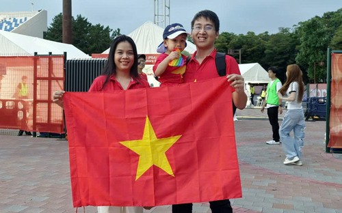Người hâm mộ tại Nhật Bản tiếp lửa cho đội tuyển U23 Việt Nam ở trận ra quân ASIAD 20