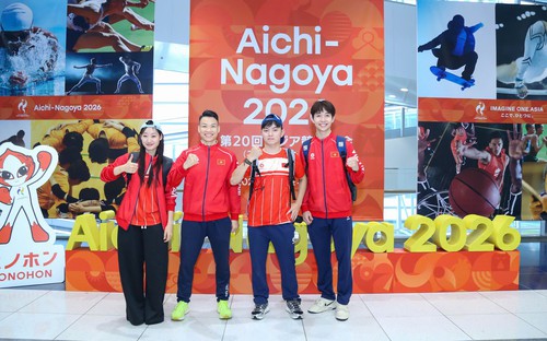 Đoàn Thể thao Việt Nam tới Nhật Bản, sẵn sàng tranh tài tại ASIAD 2026