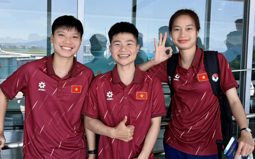 Đội tuyển nữ Việt Nam lên đường sang Trung Quốc, tập huấn chuẩn bị cho ASIAD 2026