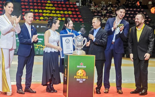 Xác lập kỷ lục Guinness ở World Cup Pickleball tổ chức tại Đà Nẵng 