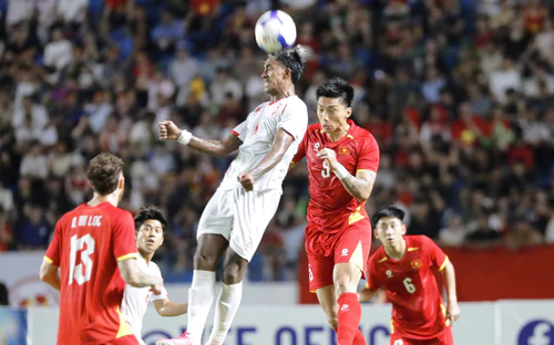 FIFA SEAN Cup 2026: Hàng thủ đội tuyển Việt Nam đi tìm lời giải cho bài toán không chiến 