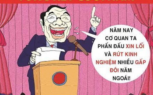 Xin lỗi và rút kinh nghiệm - Tranh của HS Nop