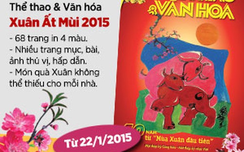 TÌM ĐỌC giai phẩm Thể thao & Văn hóa Xuân Ất Mùi 2015