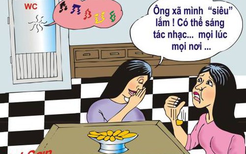 Sáng tác nhạc - Tranh của họa sĩ Mai Sơn