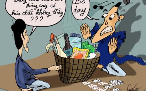 Hóa chất - Tranh của họa sĩ Cua Con