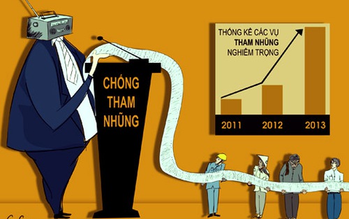 Mài sắc 'vũ khí' biếm họa chống tham nhũng