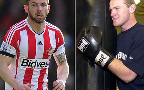 Nhà cái tài trợ 50 ngàn bảng để Rooney đấm bốc với Phil Bardsley