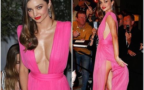 LHP Cannes: Bỏng mắt với váy 'siêu gợi cảm' của Miranda Kerr