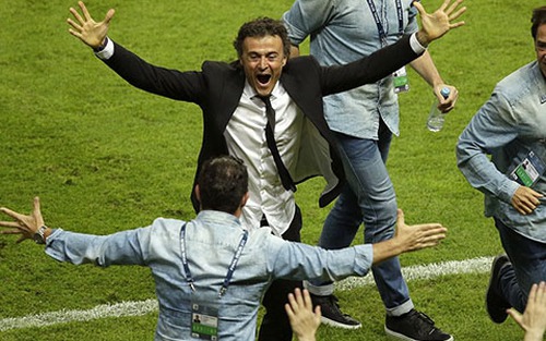 Giành 'cú ăn ba', Luis Enrique vẫn nói chưa chắc chắn ở lại Barca