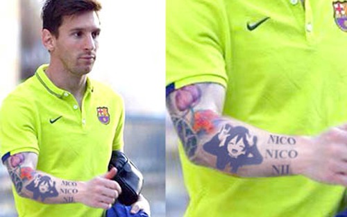 Hình xăm Messi, Juve quả cảm và một Barca kiệt xuất