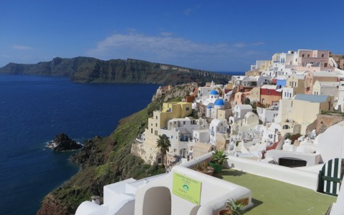 Mời bạn ngắm hoàng hôn ở 'Đảo thiên đường' Santorini