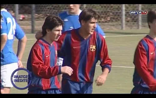 Barca tung clip chưa từng công bố về Messi