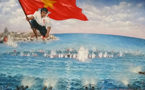 Bức tranh 'Gạc Ma – Vòng tròn bất tử' được cụ ông, cụ bà 88 tuổi trả 730 triệu đồng