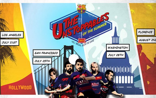 Lịch thi đấu giao hữu mùa Hè của Barca