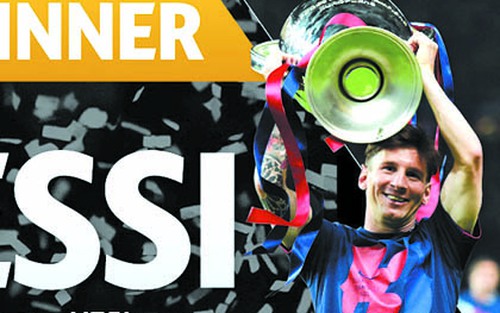 Messi lại xuất sắc nhất châu Âu