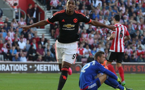Đội hình tiêu biểu vòng 6 Premier League: Gọi tên Martial và De Bruyne