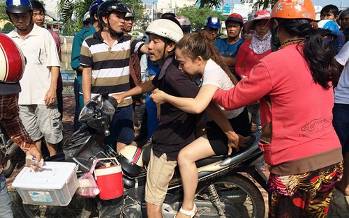 Cứu sống một cô gái nhảy sông Tây Ninh tự tử