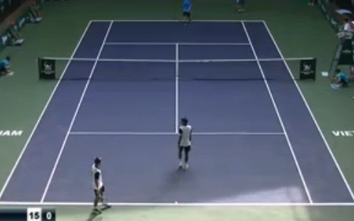Vòng 1 đôi nam Vietnam Open: Lý Hoàng Nam/Nagal thua Matsui/Uchiyama 3-6, 7-5, 6-10