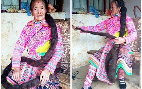 Người phụ nữ nuôi mái tóc dài 2,4m làm 'bùa hộ mệnh'